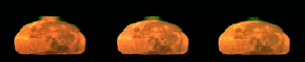 Fig. 7. Green Flash from the Moon (Gerhard Hüdepohl, Cerro Paranal, the 2600 metre-high mountain in Chile’s Atacama Desert).
